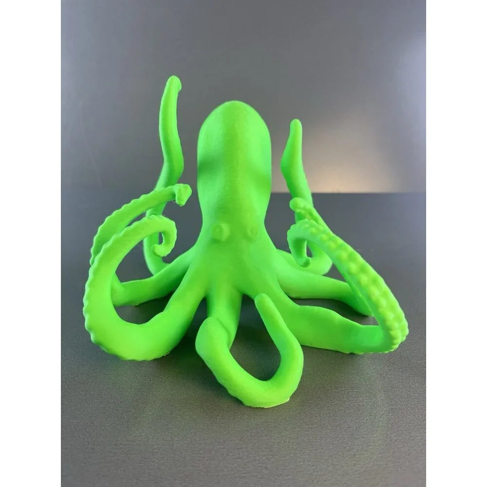 3D Printed Octopus Phone Holder Terrarium Aquarium Desk Decor Nautical
